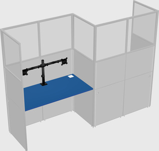Rectangular cubicles