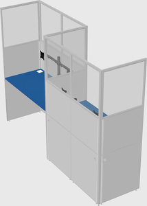 Rectangular cubicles