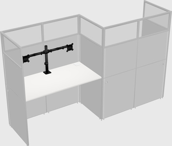 Rectangular cubicles