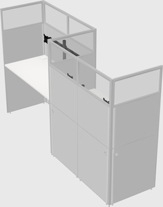 Rectangular cubicles
