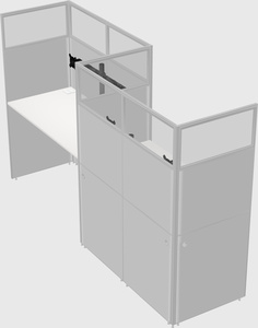 Rectangular cubicles