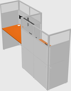Rectangular cubicles