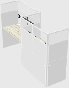 Rectangular cubicles