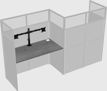 Rectangular cubicles