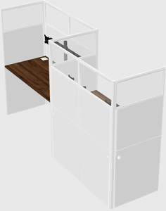 Rectangular cubicles