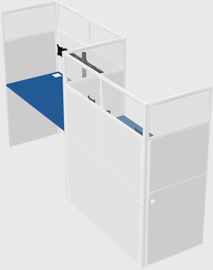 Rectangular cubicles