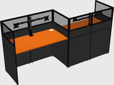 Rectangular cubicles