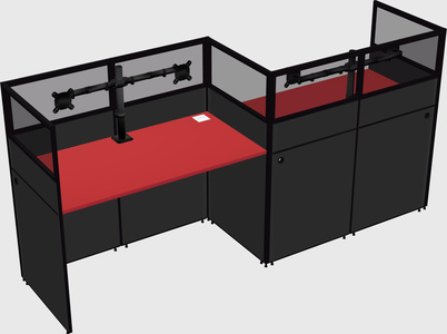 Rectangular cubicles
