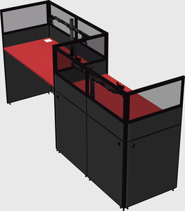 Rectangular cubicles