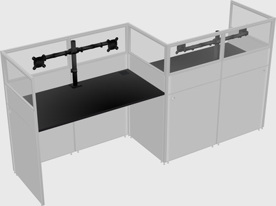 Rectangular cubicles