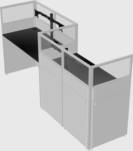 Rectangular cubicles