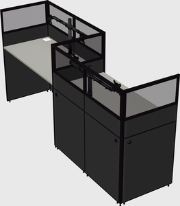 Rectangular cubicles