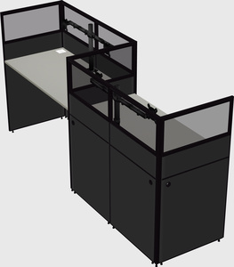 Rectangular cubicles