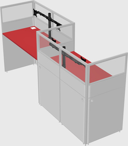 Rectangular cubicles