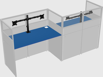 Rectangular cubicles