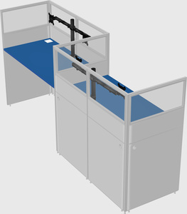 Rectangular cubicles