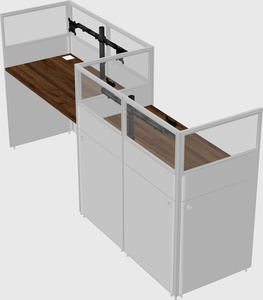 Rectangular cubicles
