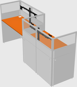 Rectangular cubicles