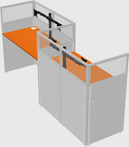 Rectangular cubicles