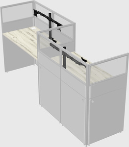 Rectangular cubicles