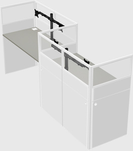 Rectangular cubicles