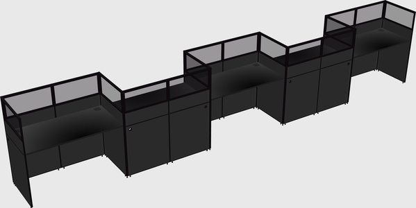 Rectangular cubicles