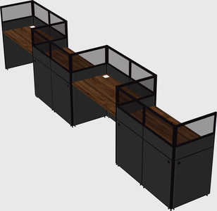 Rectangular cubicles