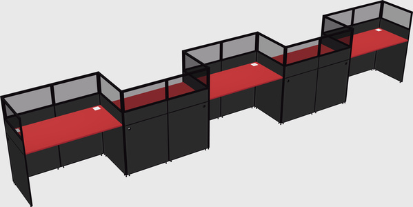 Rectangular cubicles