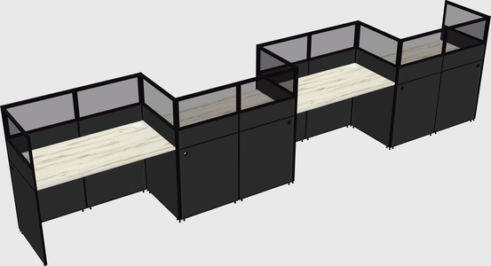 Rectangular cubicles