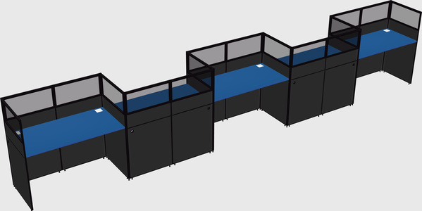 Cabines rectangulaires