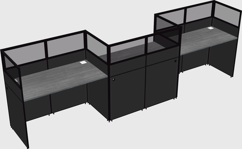 Rectangular cubicles