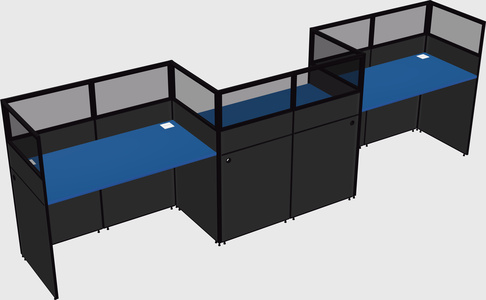 Rectangular cubicles