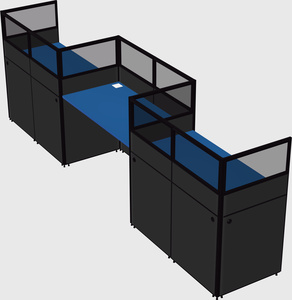 Rectangular cubicles