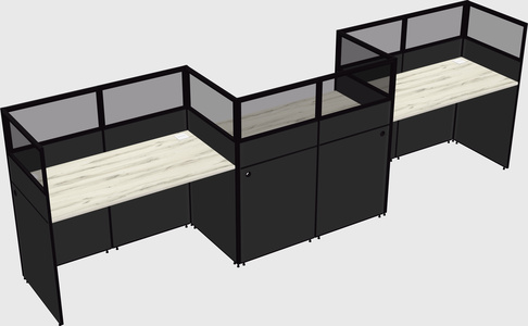 Rectangular cubicles