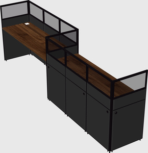 Rectangular cubicles