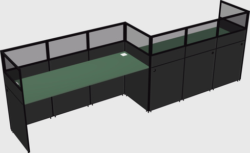 Rectangular cubicles