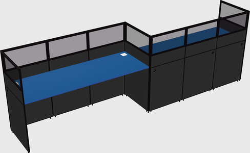 Rectangular cubicles