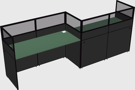Rectangular cubicles