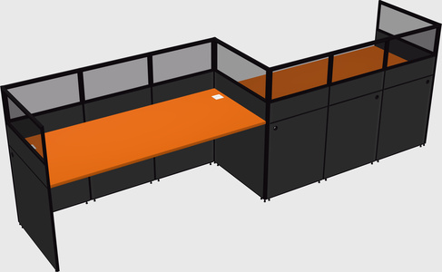 Rectangular cubicles