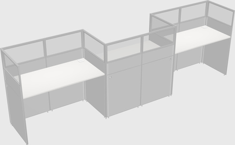 Cabines rectangulaires
