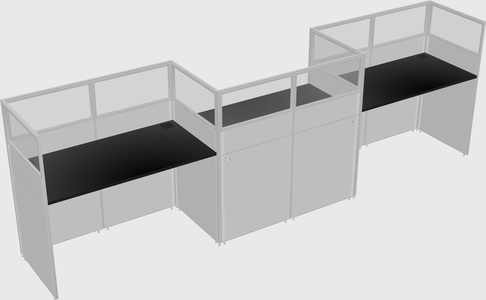 Rectangular cubicles