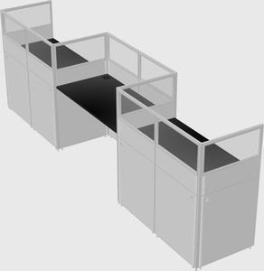 Rectangular cubicles
