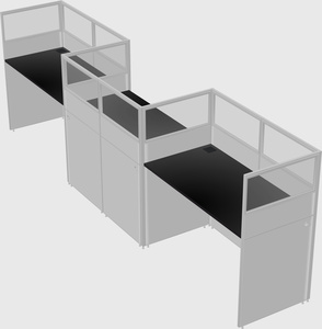 Rectangular cubicles
