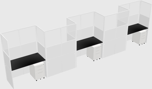 Cabines rectangulaires