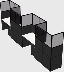 Rectangular cubicles
