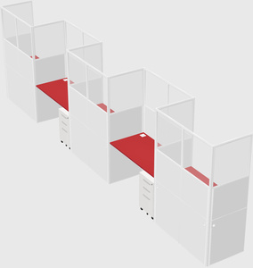 Rectangular cubicles