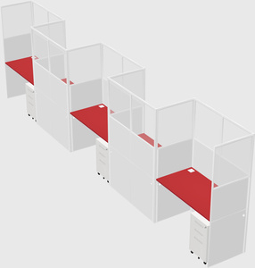 Rectangular cubicles