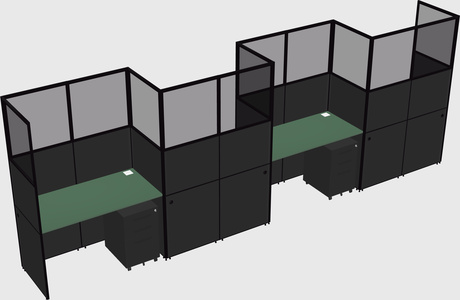 Rectangular cubicles