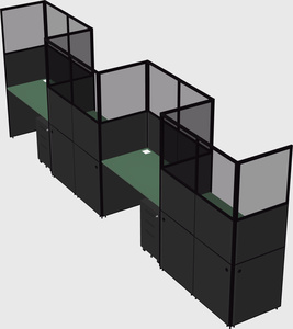 Rectangular cubicles