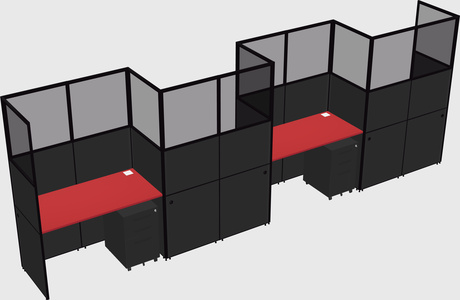 Rectangular cubicles